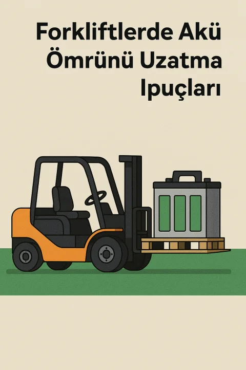 Forkliftlerde Akü Ömrünü Uzatma İpuçları