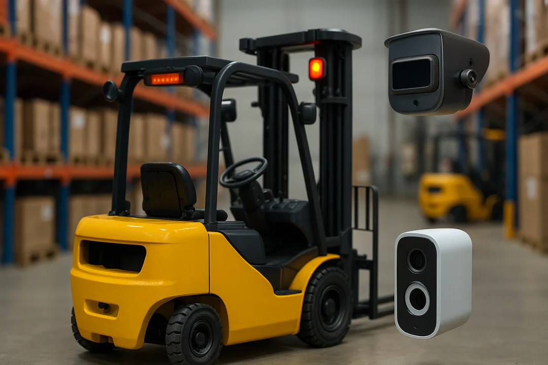 Forkliftlerde Kamera ve Sensör Sistemleri