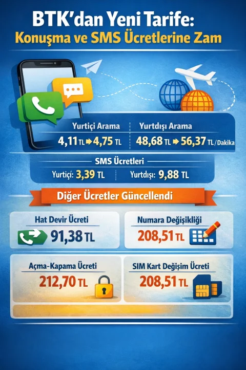 Mobil Tarifelere Üst Sınır Artırımı